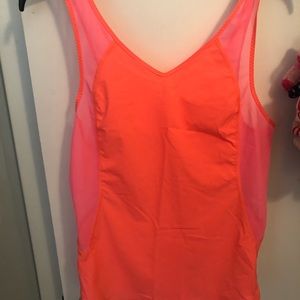 LULULEMON Pink Mesh Tank